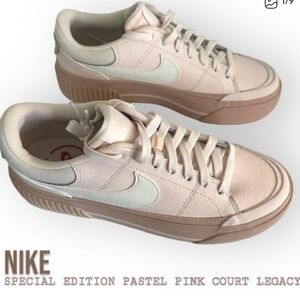 Nike Women's Soft Pink Court Legacy Sneakers